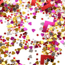 L Plate Heart Star Table Scatter Confetti Sparkle Decor for Hen Night Party