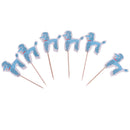 24pcs Cake Inserted Card Topper Pick Paris Architecture Birthday Party Decoration