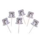 24pcs Cake Inserted Card Topper Pick Paris Architecture Birthday Party Decoration