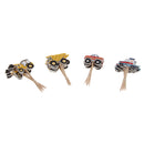 24pcs Stylish Wedding Birthday Baking Supply Car Model Cake Decor Inserted Card