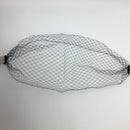 Retro Birdcage Veil Feather Fascinator Wedding/Funeral/Church-Black