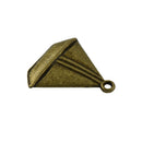50Pcs Jewelry DIY Punk Retro Bronze Sailing Boat Shaped Charms Pendants
