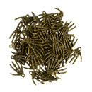 50Pcs Jewelry DIY Bronze Halloween Hand Skeleton Shaped Charms Pendants