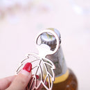 Novelty Maple Leaf Shape Bottle Opener Wine Beer Champagne Tool Gift