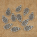 Wholesale 30pcs Tibetan Silver Buddha Palm Charms Pendants Jewelry DIY Crafts