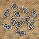 Wholesale 30pcs Tibetan Silver Buddha Palm Charms Pendants Jewelry DIY Crafts