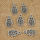 Wholesale 30pcs Tibetan Silver Buddha Palm Charms Pendants Jewelry DIY Crafts