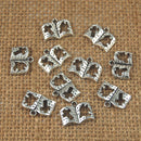 Tibetan Silver Book Charms Pendants for DIY Jewelry Making Pack of 50