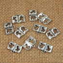 Tibetan Silver Book Charms Pendants for DIY Jewelry Making Pack of 50