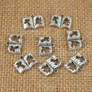 Tibetan Silver Book Charms Pendants for DIY Jewelry Making Pack of 50