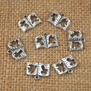 Tibetan Silver Book Charms Pendants for DIY Jewelry Making Pack of 50