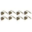 10 Set Antique Bronze Leaf Toggle Clasps Connector Charm Jewelry Finding