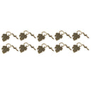 10 Set Antique Bronze Leaf Toggle Clasps Connector Charm Jewelry Finding