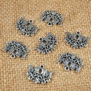 Wholesale 20pcs Tibetan Silver MOM Letters Charm Pendant Jewelry Mother Gift DIY