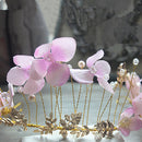 Elegant Leaf Flower Tiara Princess Crown Wedding Bridal Headband Diamante
