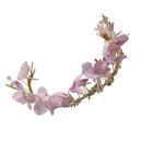 Elegant Leaf Flower Tiara Princess Crown Wedding Bridal Headband Diamante