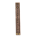 Mens Wide Leather Bracelet Rock Punk Wrist Band Strap Belt Cuff Brown