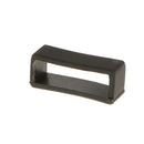 10Pcs Black Rubber Replacement Keeper Loops Watch Band Strap End Holder 22mm