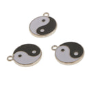 10 Pcs Round Circle Traditional Chinese Eight Diagrams Jewelry Makings DIY