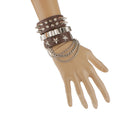 Men Accessories Hand Chain Korean Style Retro Brown Bangle Bracelet Jewelry