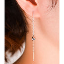 Fashion Round Copper Beads Pendant Tassel Earrings Drop Dangle Stud Earrings
