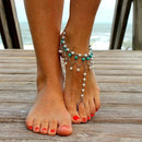 Faux Pearl Charm Anklets Ankle Toe Ring Sandal Foot Chain Beach Jewellery