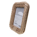 Nautical Hemp Rope Edged Wooden Photo Picture Frame Home Stand Decoration