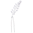Bridal Hair Accessories White Leaf Barrette Hair Hoop Clip Hairpin Jewelry