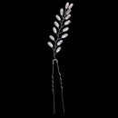 Bridal Hair Accessories White Leaf Barrette Hair Hoop Clip Hairpin Jewelry