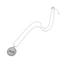 Wedding Party Round Circle Lettering Bride Pendant Necklace for Wedding Gift