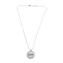 Wedding Party Round Circle Lettering Groom Pendant Necklace for Wedding Gift