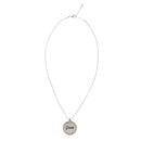 Wedding Party Round Circle Lettering Groom Pendant Necklace for Wedding Gift