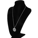 Wedding Party Round Circle Lettering Groom Pendant Necklace for Wedding Gift
