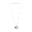 Round Circle Lettering Sister of Groom Pendant Necklace for Wedding Party
