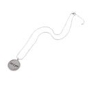 Round Circle Lettering Sister of Groom Pendant Necklace for Wedding Party