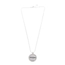 Round Circle Lettering Aunt of Groom Pendant Necklace for Wedding Party Gift