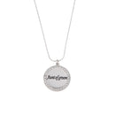 Round Circle Lettering Aunt of Groom Pendant Necklace for Wedding Party Gift