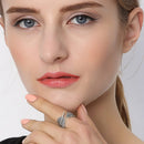 Cool Retro Sterling Silver FEATHER Ring Punk Rocker Finger Wrap Accessories