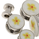 6 Pairs Ear Septum Tunnel Plugs Ears Expander Set Ear Stretchers Stainless Steel Screw Punk
