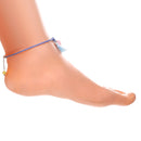 Simple Rope Smiling face Bead Tassel Ankle Bracelet Barefoot Sandal Anklet