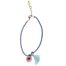 Simple Rope Smiling face Bead Tassel Ankle Bracelet Barefoot Sandal Anklet