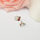 3 Pairs of Earrings Christmas Gift Santa Snowman Stud Earrings Earrings Set