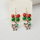 Christmas Party Ornaments Gifts Drop Dangle Ear Stud Earrings Santa Bell Earrings