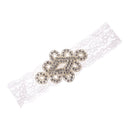 Chic Rhinestone Stretchy Headband Wedding Party Flower Girl Hair Accessory