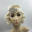 Chic Rhinestone Stretchy Headband Wedding Party Flower Girl Hair Accessory