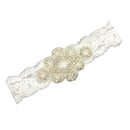 Chic Rhinestone Stretchy Headband Wedding Party Flower Girl Hair Accessory