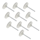 10Pcs T-Shaped Polishing Buffing Round Pad Wool Wheel Brush Tool 3*25mm
