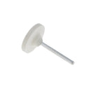 10Pcs T-Shaped Polishing Buffing Round Pad Wool Wheel Brush Tool 3*25mm