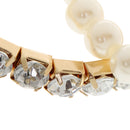 Multilayer Beige Rose Flower Sweet Candy Elastic Bracelet Jewelry for Women Gifts