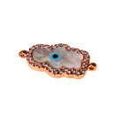 Rose Gold Girl DIY Bracelet Accessories Rhinestone Zircon Pendant Jewelry